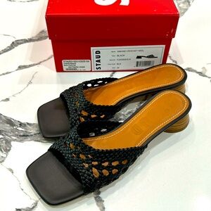 STAUD brand new Simone Crochet heel